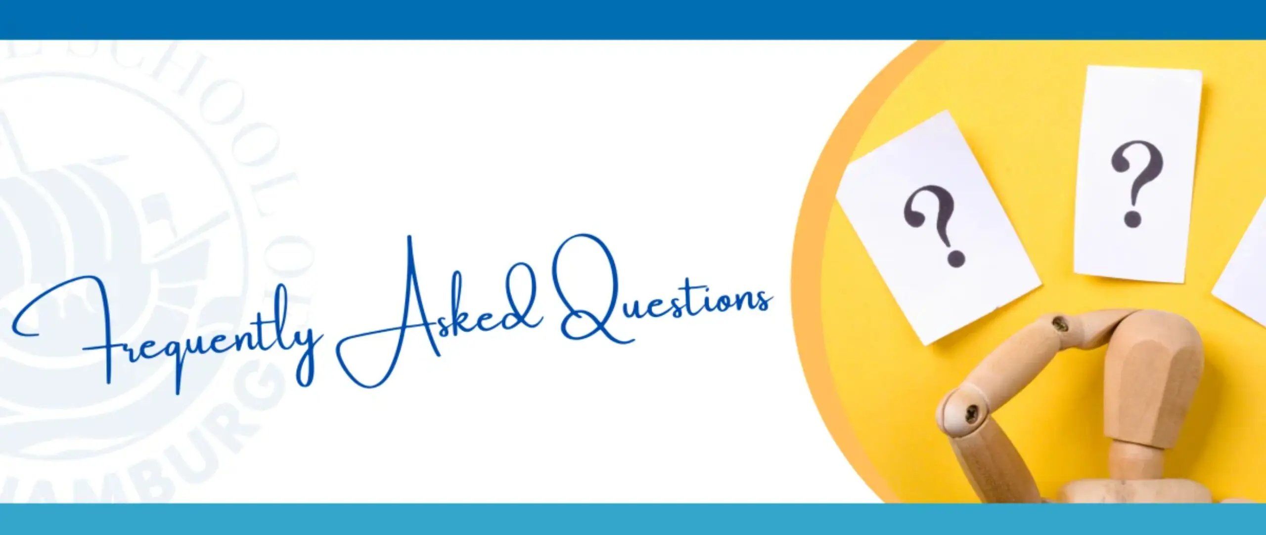 Frequently asked questions banner