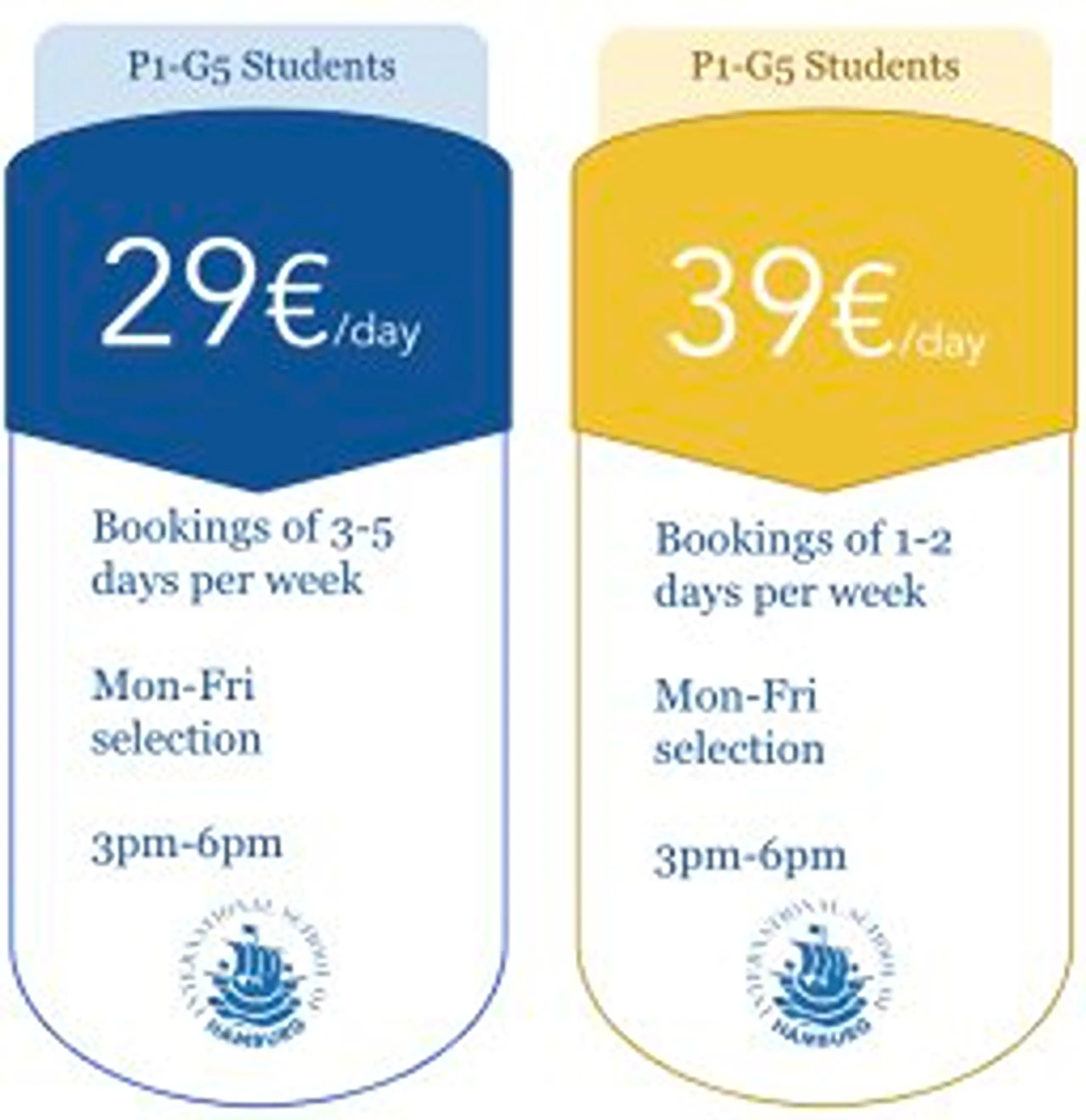 After School Care price options